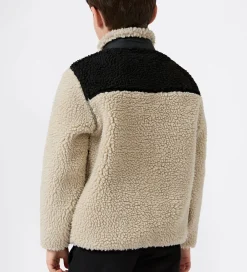 Fleecejakke - Neutral Chino Beige m. Sort|Champion Best