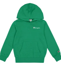 Hættetrøje - Grøn m. Logo|Champion Discount