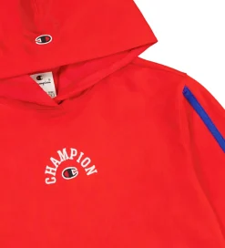 Hættetrøje - Rød m. Logo|Champion Hot