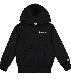 Hættetrøje - Sort m. Logo|Champion Clearance