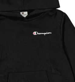 Hættetrøje - Sort m. Logo|Champion Clearance