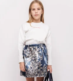 Nederdel - Blå m. Sølv Blade|Christina Rohde Hot