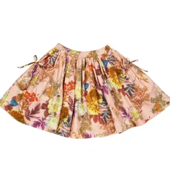 Nederdel - Dusty Rose m. Blomster|Christina Rohde Best