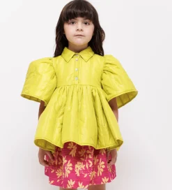 Nederdel - Pink m. Gule Blade|Christina Rohde Outlet