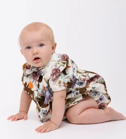 Sommerdragt - Hvid m. Blomster|Christina Rohde Hot