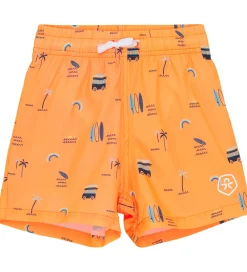 Badeshorts - AOP - Orange Pop|Color Kids Online