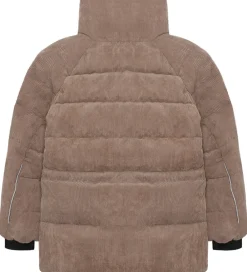 Dynejakke - Fløjl - String - Fossil|Color Kids Clearance