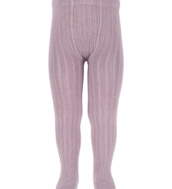 Strømpebukser - Rib - Pearl|Condor Clearance