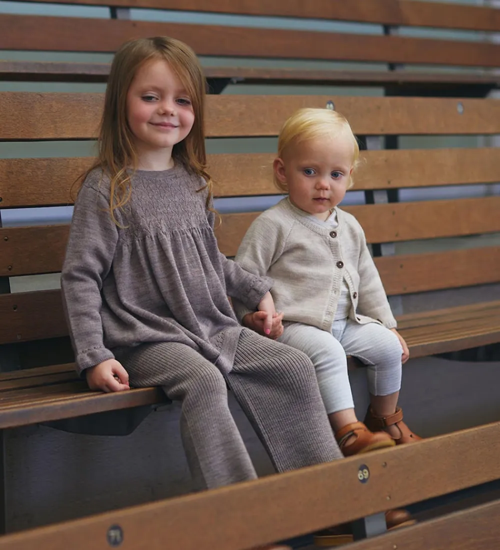 Cardigan - Uld - Pale Cream Melange|Copenhagen Colors Clearance