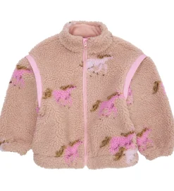 Fleecejakke - Teddy - Removable Sleeves - Rose|Copenhagen Colors Online