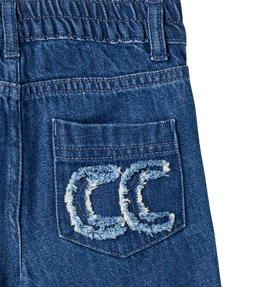 Jeans - Pocket Embro - Dark Indigo Blue|Copenhagen Colors Hot