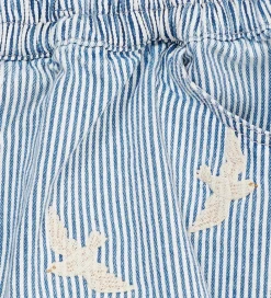 Nederdel - Denim Blue Stripe|Copenhagen Colors Discount