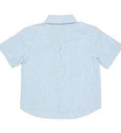 Skjorte - Sky Blue W. Cream Stripe|Copenhagen Colors Online