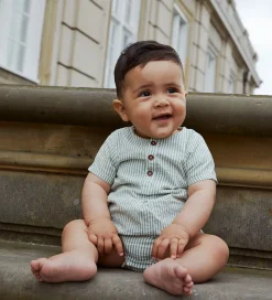 Sommerdragt - Green W. Cream Stripe|Copenhagen Colors Clearance