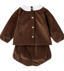 Sæt - Bluse/Bloomers - DK. Brown Comb|Copenhagen Colors Online