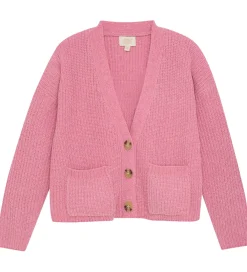 Cardigan - Strik - Wild Rose|Creamie