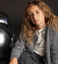 Cardigan - Strik - Glitter - Iron Gate|Creamie Best