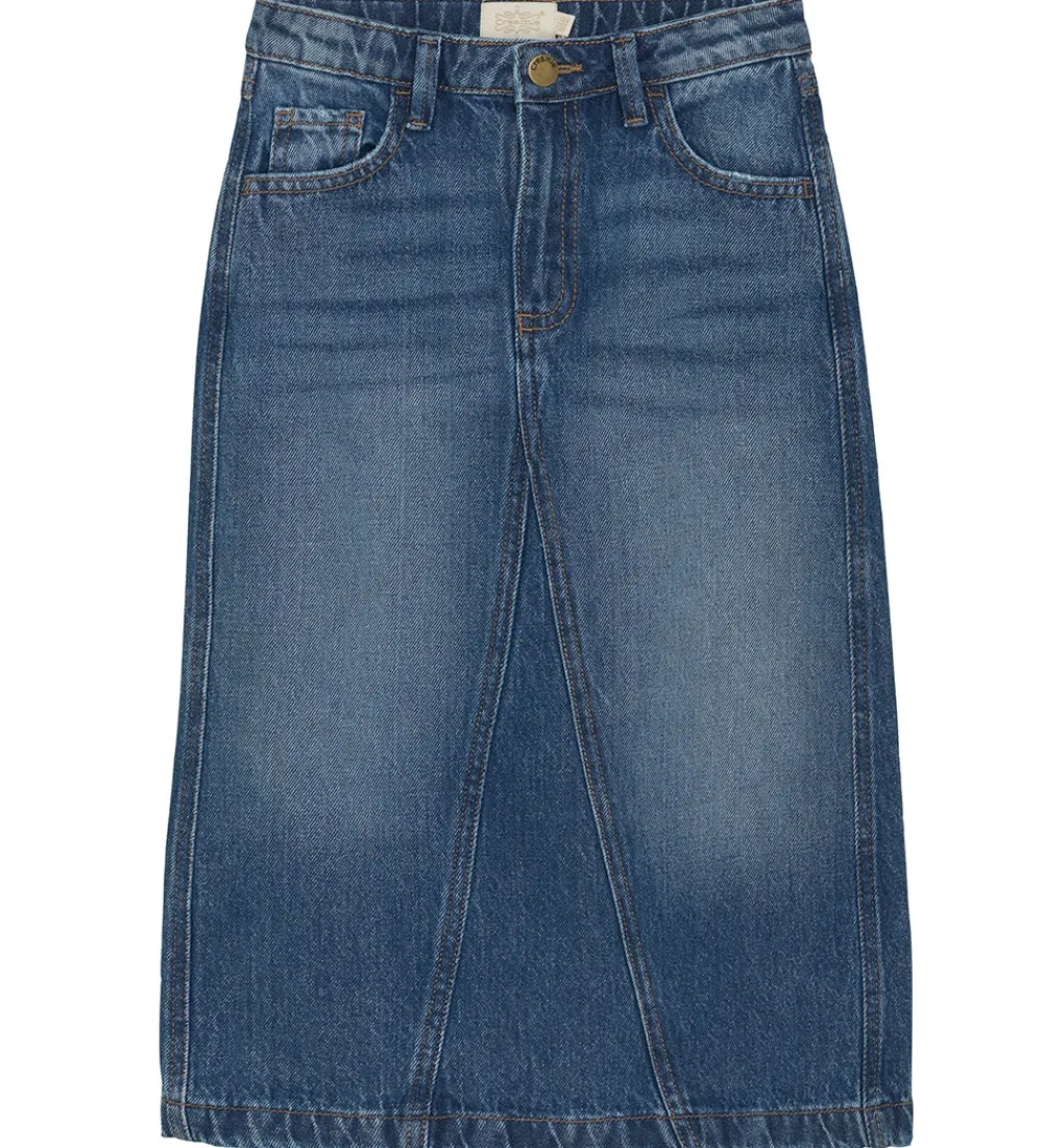 Nederdel - Denim - Blå|Creamie Discount