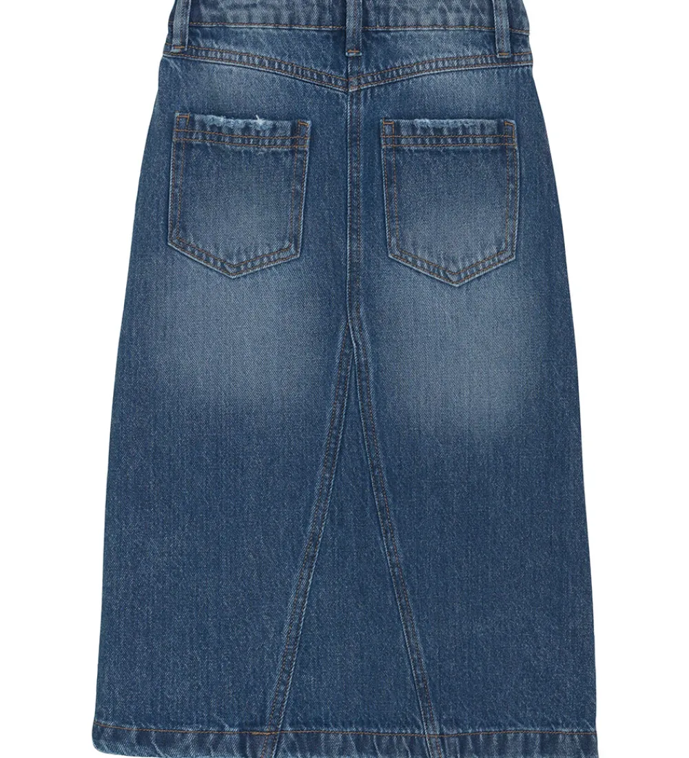 Nederdel - Denim - Blå|Creamie Discount