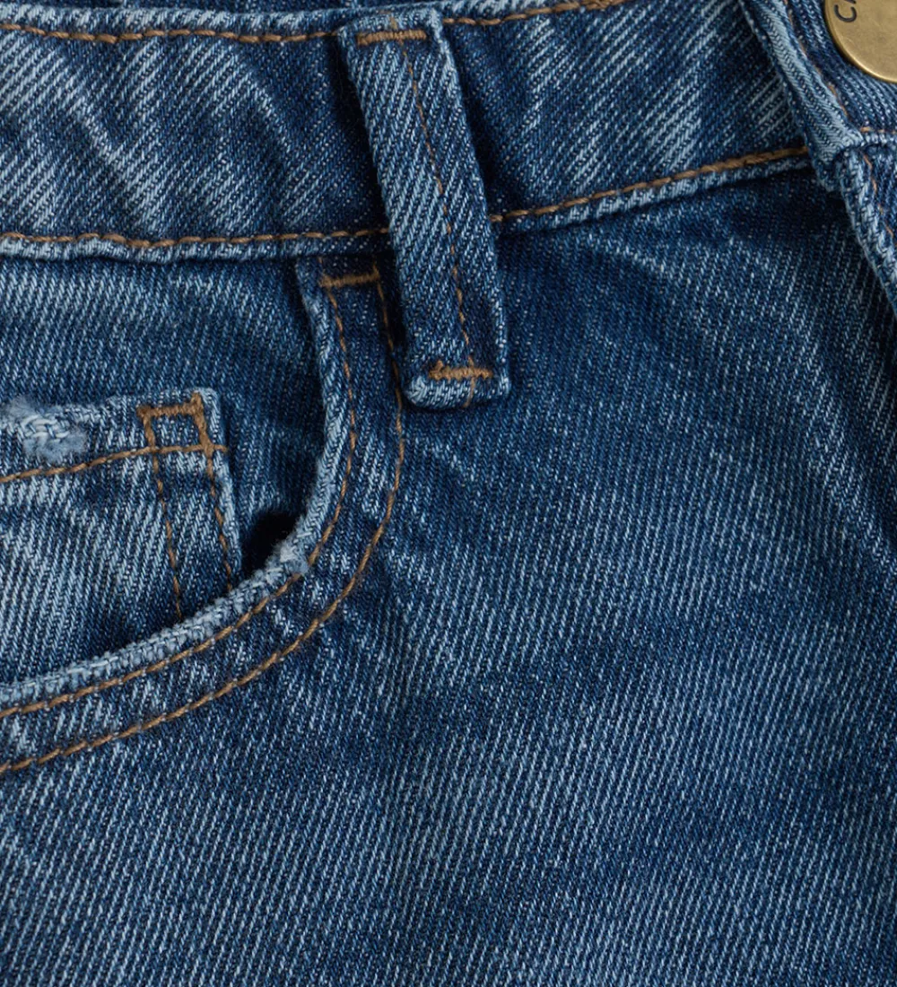 Nederdel - Denim - Blå|Creamie Discount