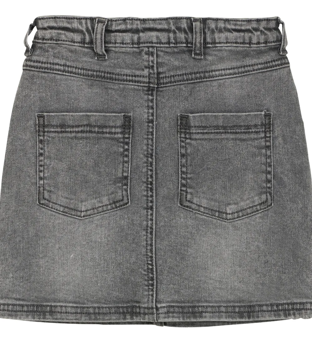 Nederdel - Light Grey Denim|Creamie Sale