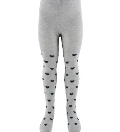 Strømpebukser - 2-pak - Lysegråmeleret|Creamie Sale