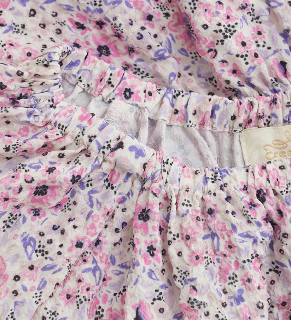 Top - Buttercream m. Blomster|Creamie Clearance