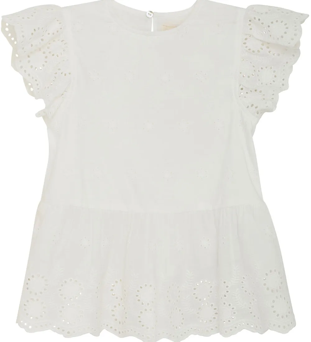 Top - Embroidery - Cloud|Creamie Hot