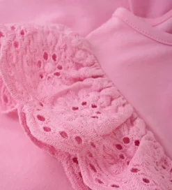 Top - Lace - Rosebloom m. Hulmønster|Creamie Outlet