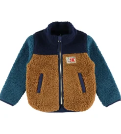 Fleecejakke - Danodder - Caramel/Navy/Slate|Danefæ Online