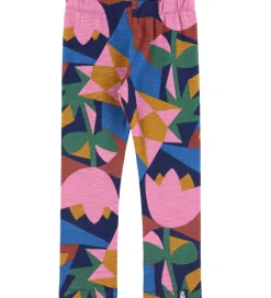 Leggings - Bomuld/Viskose - Danecheer - Rose Geofleur|Danefæ New