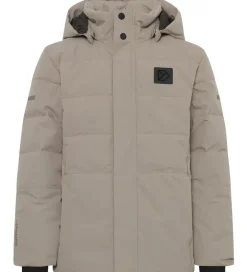 Dynejakke - Silkat - Ash Brown|Didriksons Outlet