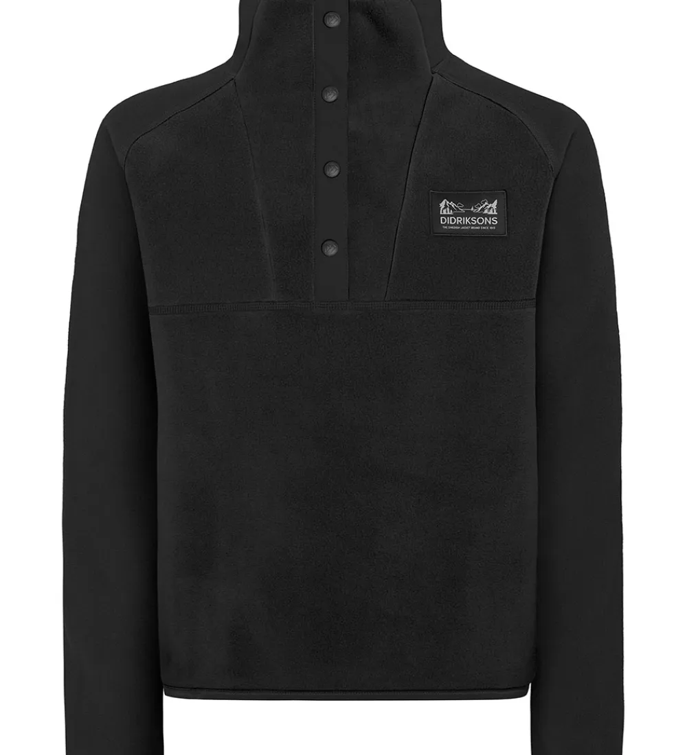 Fleecetrøje - Yokto - Sort|Didriksons Best