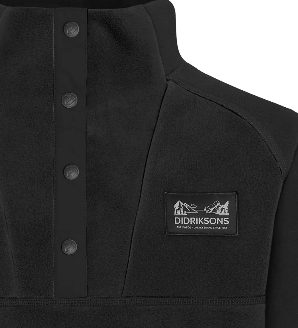 Fleecetrøje - Yokto - Sort|Didriksons Best