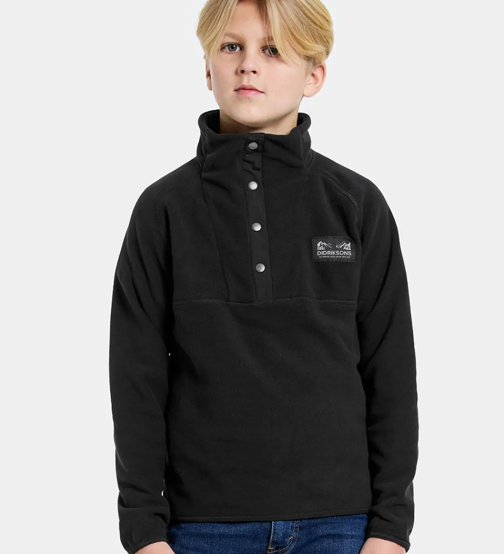 Fleecetrøje - Yokto - Sort|Didriksons Best