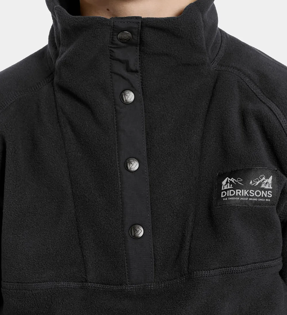 Fleecetrøje - Yokto - Sort|Didriksons Best