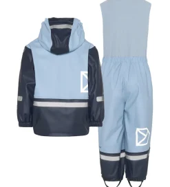 Regntøj m. Fleece - Boardman - PU - Cloud Blue|Didriksons Outlet