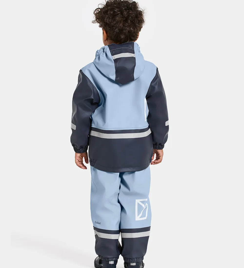 Regntøj m. Fleece - Boardman - PU - Cloud Blue|Didriksons Outlet