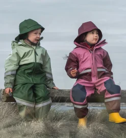 Regntøj m. Seler - Waterman - PU - Pine Green|Didriksons Online