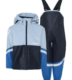 Regntøj m. Seler - Waterman - PU - Navy|Didriksons New