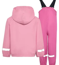 Regntøj m. seler - PU - Slaskeman - Light Heather Pin|Didriksons Hot