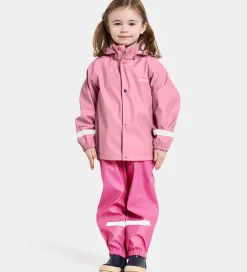 Regntøj m. seler - PU - Slaskeman - Light Heather Pin|Didriksons Hot