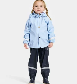 Regntøj m. Seler - PU - Slaskeman - Light Sea Blue|Didriksons Hot