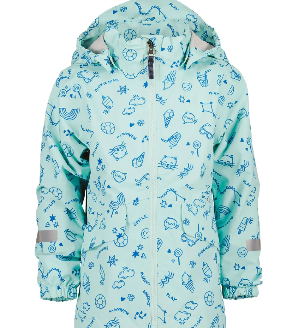 Sommerjakke - Norma - Doodle Pale Mint|Didriksons Online