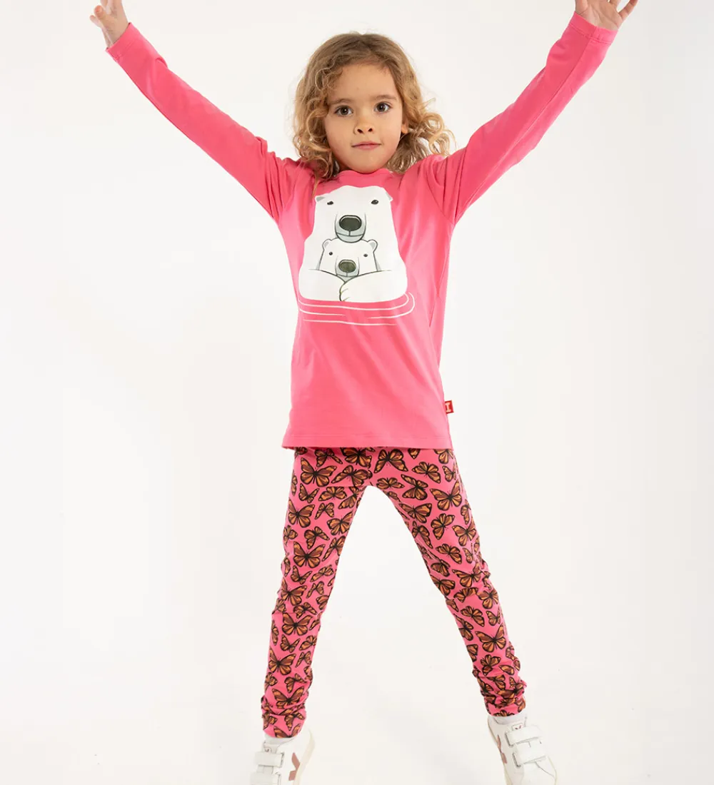 -Cph Leggings - cheetah - Dk Brick Flutter|DYR