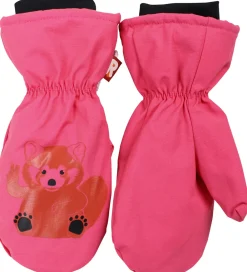 -Cph Luffer m. Fleece - Paw - Spicy Pink Rød Peace Panda|DYR Outlet