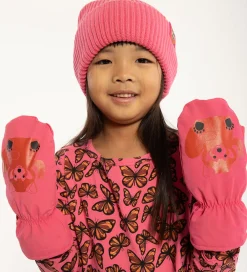 -Cph Luffer m. Fleece - Paw - Spicy Pink Rød Peace Panda|DYR Outlet