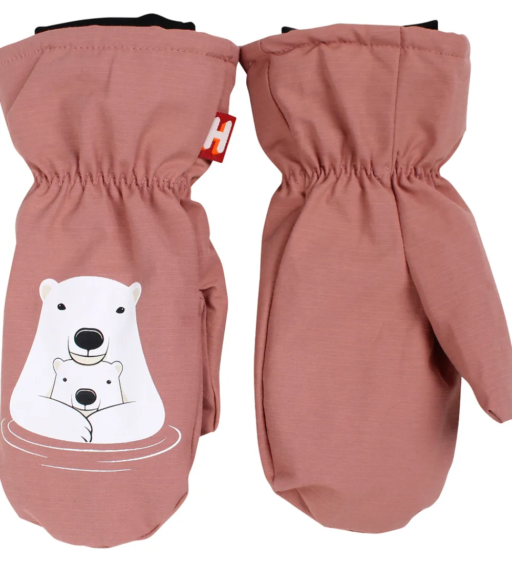 -Cph Luffer m. Fleece - Paw - DK Rose Beige m. Isbjørn Mor|DYR Clearance