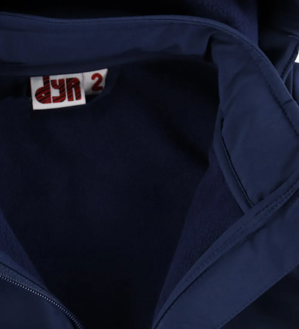-Cph Softshelljakke - evild - Navy m. Næsehorn|DYR