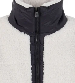 Fleecejakke - White Sand m. Sort|EA7 Online